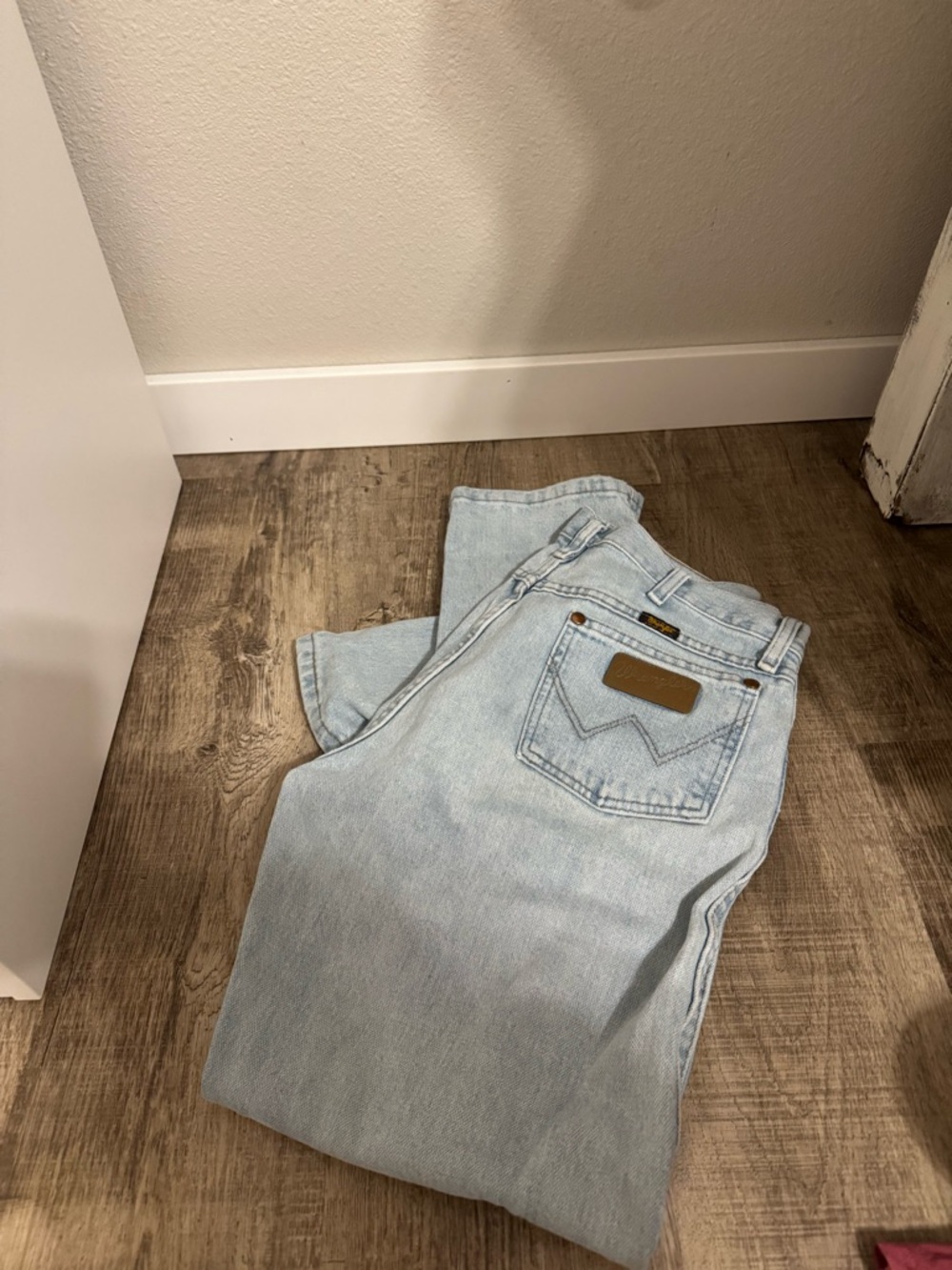 Wrangler Light Blue Men's Straight Jeans